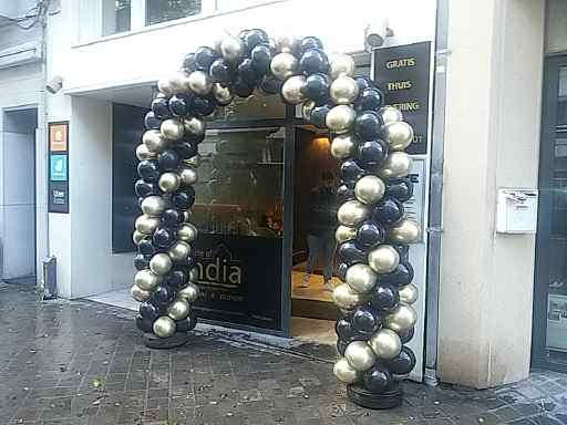 Zwart-gouden ballonboog